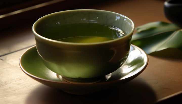 Green tea before bed