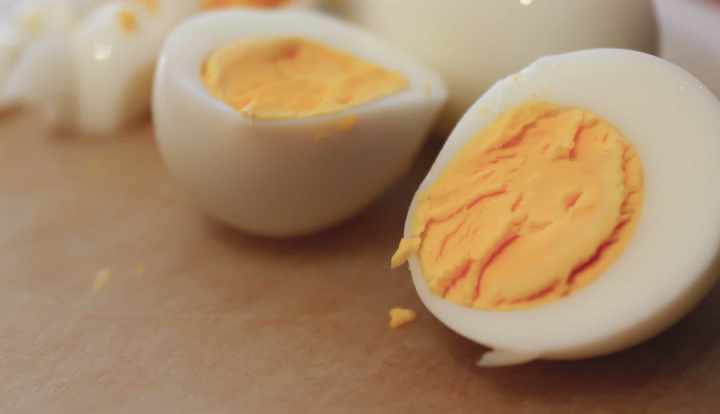 Výživové údaje o vejcích natvrdo