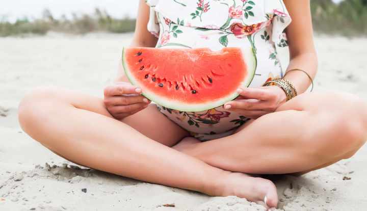 Vandmelon under graviditet