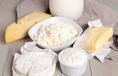 Dairy foods low in lactose