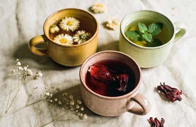 Infusiones de hierbas saludables