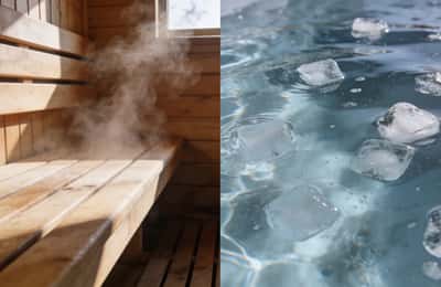 Bastu och kalldopp: Fördelar med kontrastterapi och hur du kombinerar dem