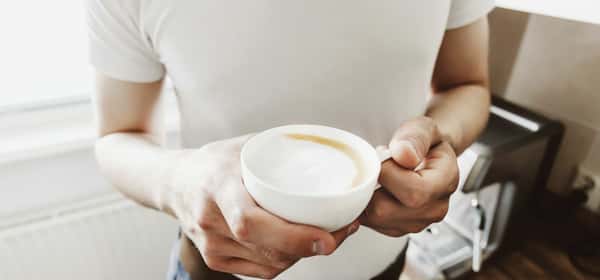 Proteinpulver mit Kaffee